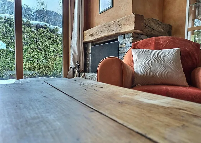 Chalet Spacieux A Pour 9 Vue Panoramique Mont-blanc Jardin & Parking