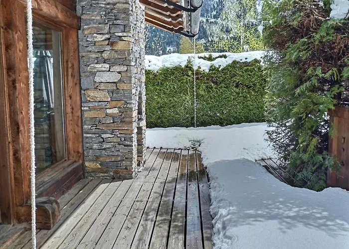 Spacieux A Pour 9 Vue Panoramique Mont-blanc Jardin & Parking Chalet