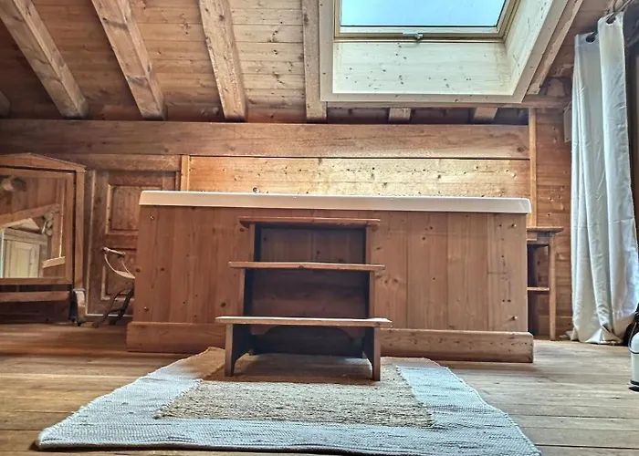 Spacieux A Pour 9 Vue Panoramique Mont-blanc Jardin & Parking Chalet