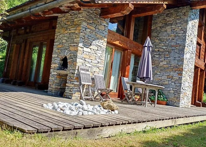 Chalet Spacieux A Pour 9 Vue Panoramique Mont-blanc Jardin & Parking