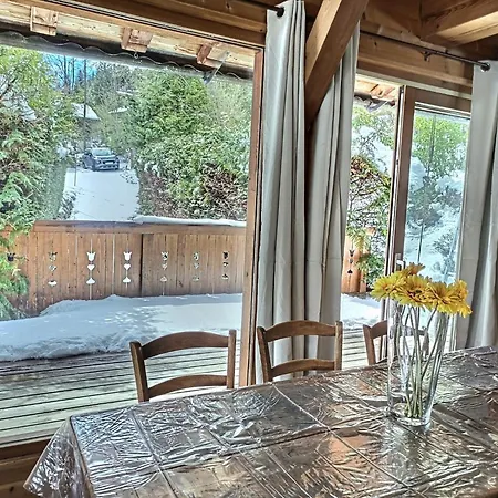 Spacieux A Pour 9 - Vue Panoramique Mont-blanc, Jacuzzi, Jardin & Parking 샤모니