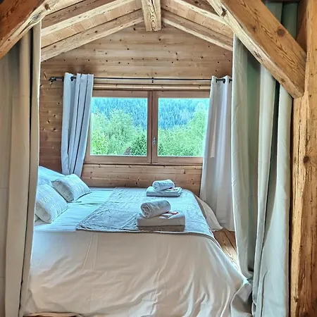 Alpesi faház Spacieux A Pour 9 - Vue Panoramique Mont-blanc, Jacuzzi, Jardin & Parking *
