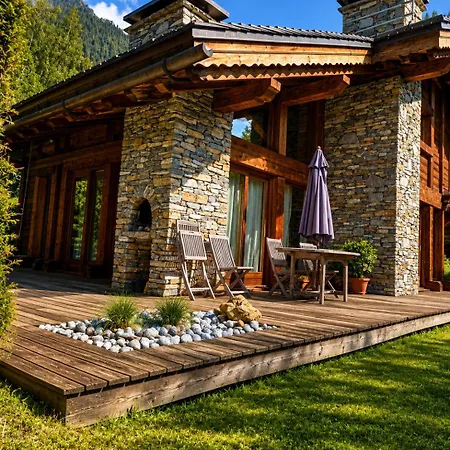 샬레 Spacieux A Pour 9 - Vue Panoramique Mont-blanc, Jacuzzi, Jardin & Parking 샤모니