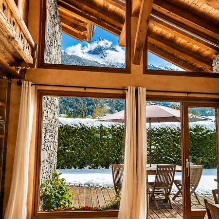 Spacieux A Pour 9 - Vue Panoramique Mont-blanc, Jacuzzi, Jardin & Parking 샤모니