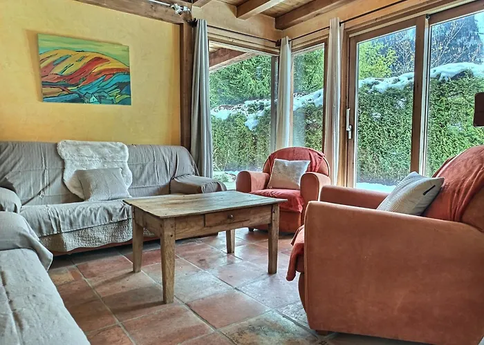 Spacieux A Pour 9 - Vue Panoramique Mont-blanc, Jacuzzi, Jardin & Parking Alpesi faház Chamonix