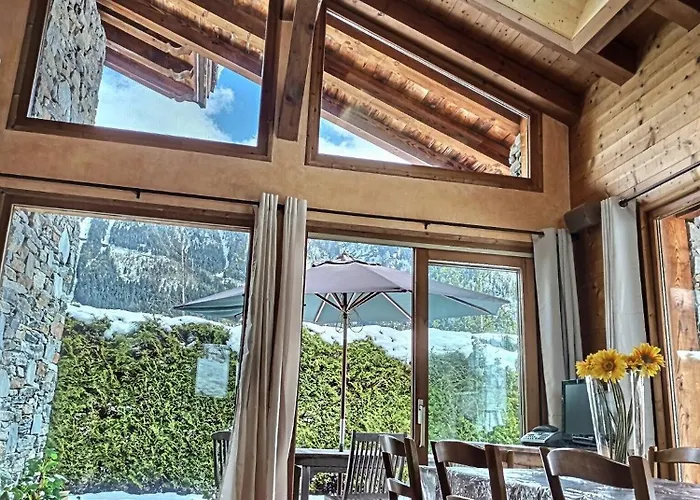 Alpesi faház Spacieux A Pour 9 - Vue Panoramique Mont-blanc, Jacuzzi, Jardin & Parking Chamonix