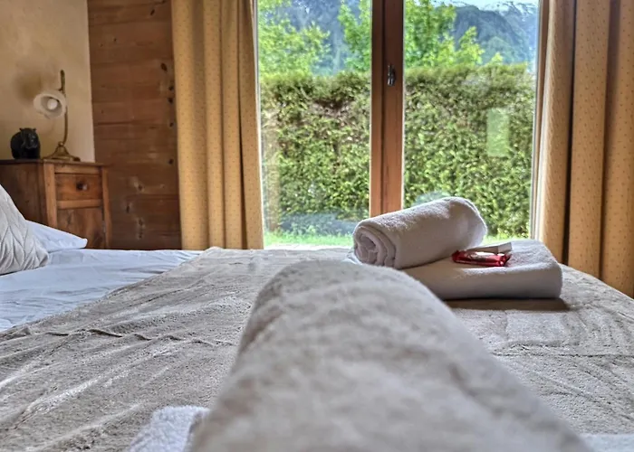 Spacieux A Pour 9 - Vue Panoramique Mont-blanc, Jacuzzi, Jardin & Parking Chamonix